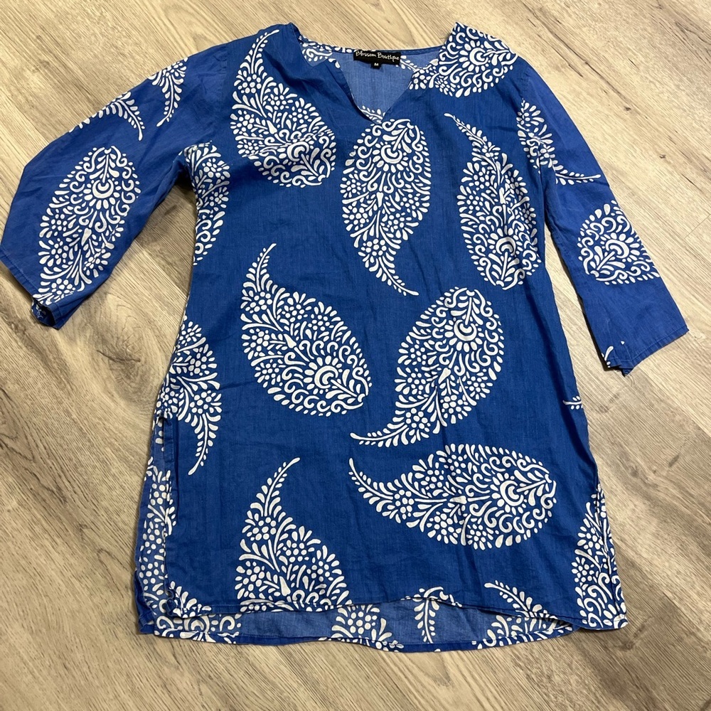 Blossom boutique 3/4 sleeve light cotton dress